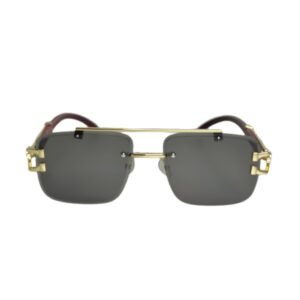 Dubble Bridge Wood Side Sunglasses