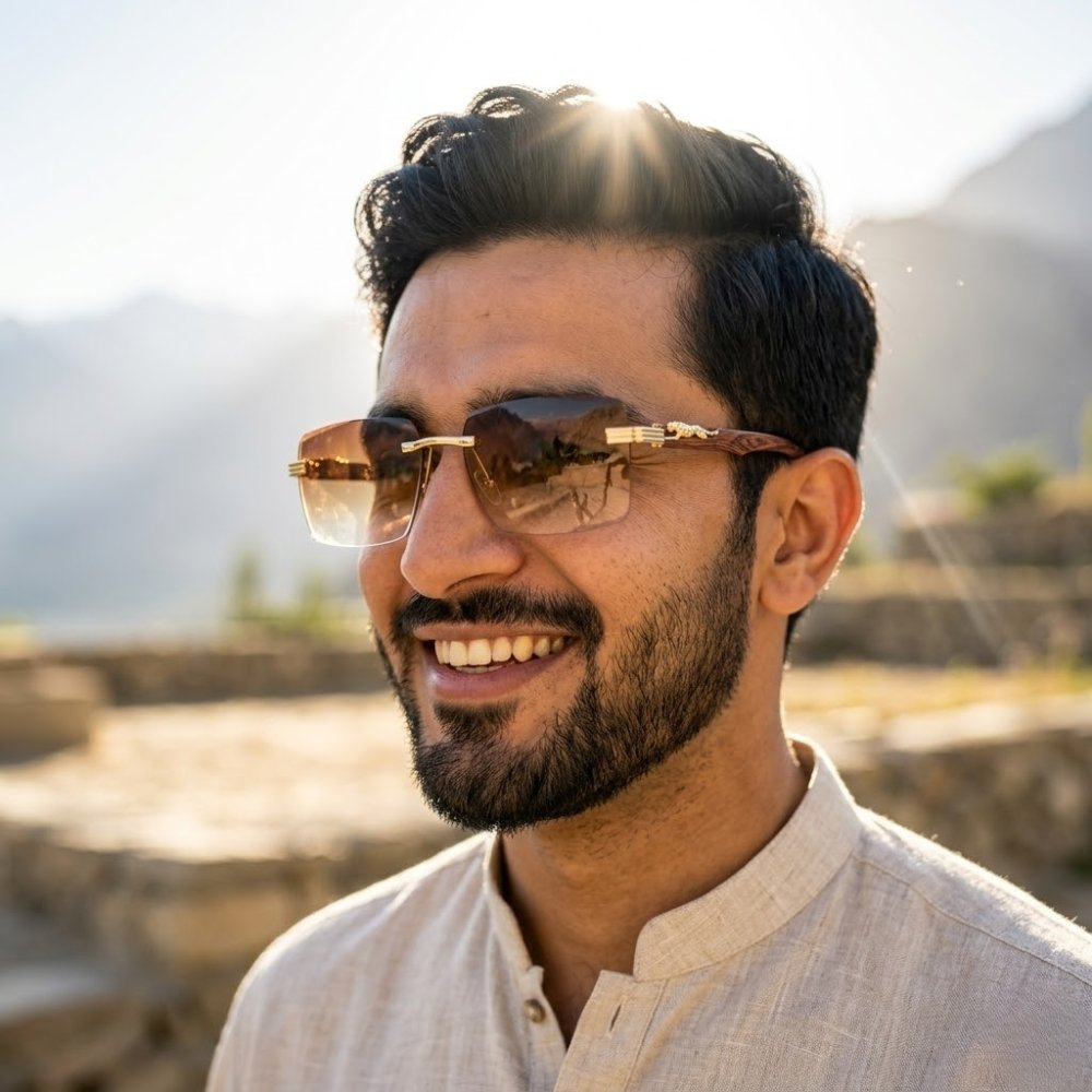 Designer Premium Rectangular Sunglasses - Image 3