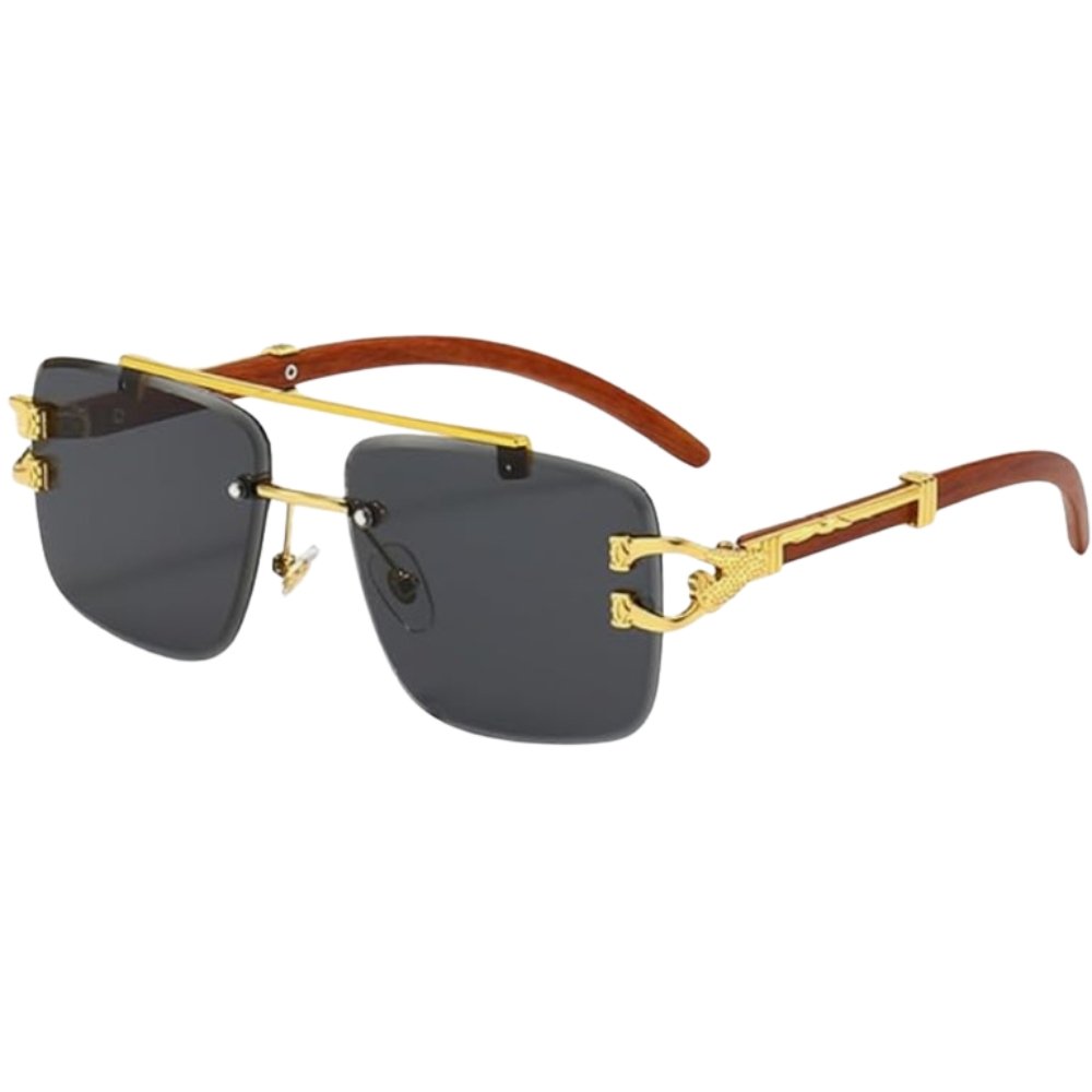 Rimless Photochromic Square Eyeglasses & Sunglasses - Image 2
